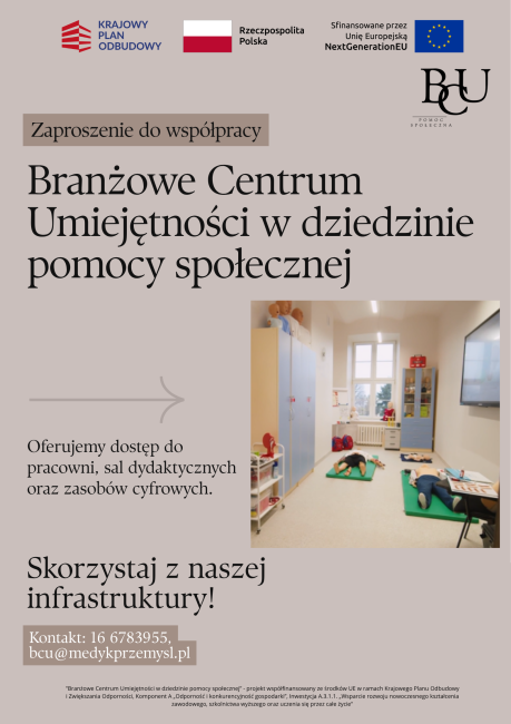 Plakat   Bran  owe Centrum Umiej  tno  ci