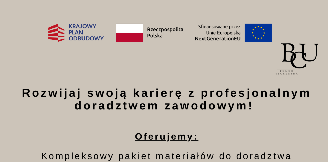 Doradztwo zawodowe  ulotka